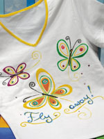 Camiseta pintada